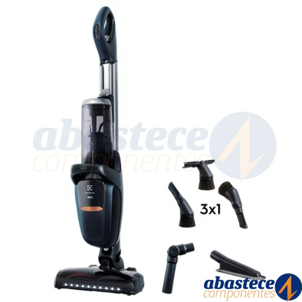 Aspirador de pó Vertical 32,4V Pure F9 Electrolux sem Fio Mangueira Flexível e Filtro HEPA (SH1F9) - Bivolt