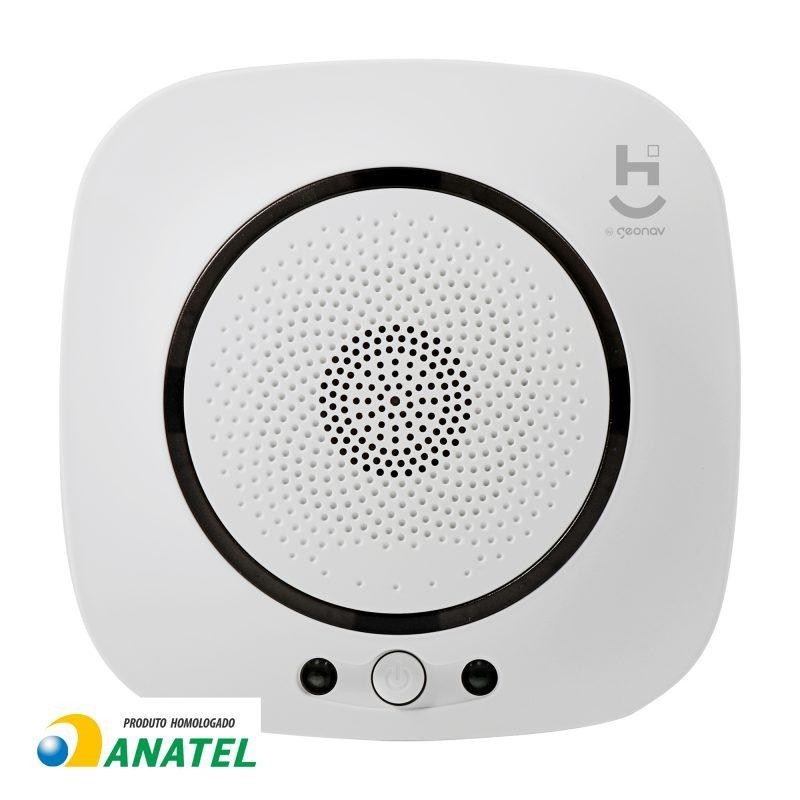 Sensor de Gas Inteligente Wifi Branco Geonav
