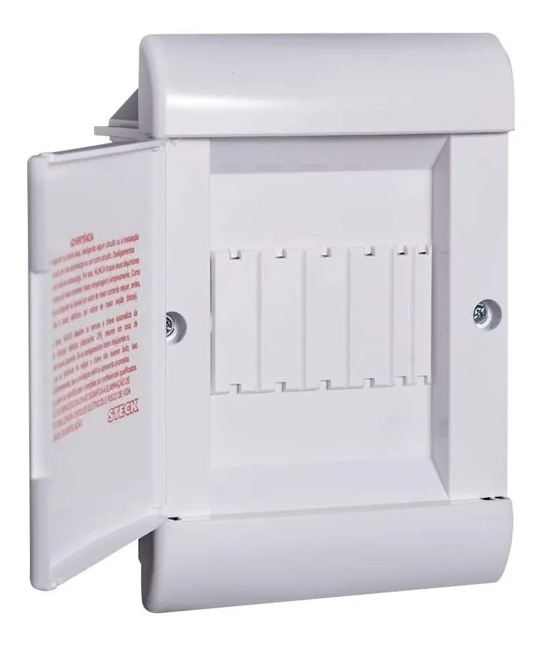 Quadro de Embutir Ouro Box 5 Disjuntores Din SCM5OBR Steck