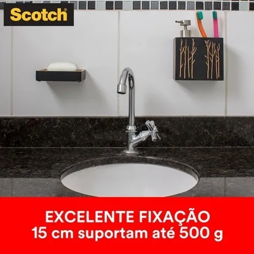 Fita Dupla Face Fixa Forte Banheiro 24Mmx1m 500G - 3M