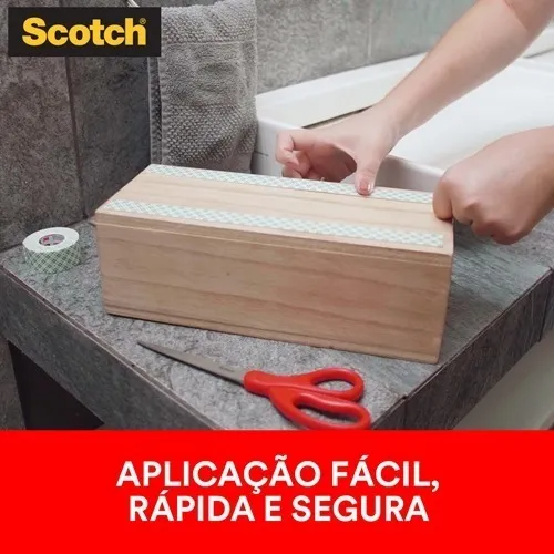 Fita Dupla Face Fixa Forte Banheiro 24Mmx1m 500G - 3M