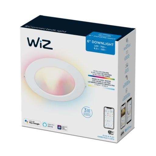 Painel Smart Embutir Inteligente 19cm Led Wifi Rgb 110V WiZ