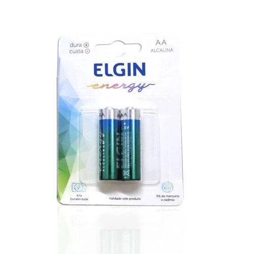 Pilha Palito Alcalina AAA 2 Unidades Elgin