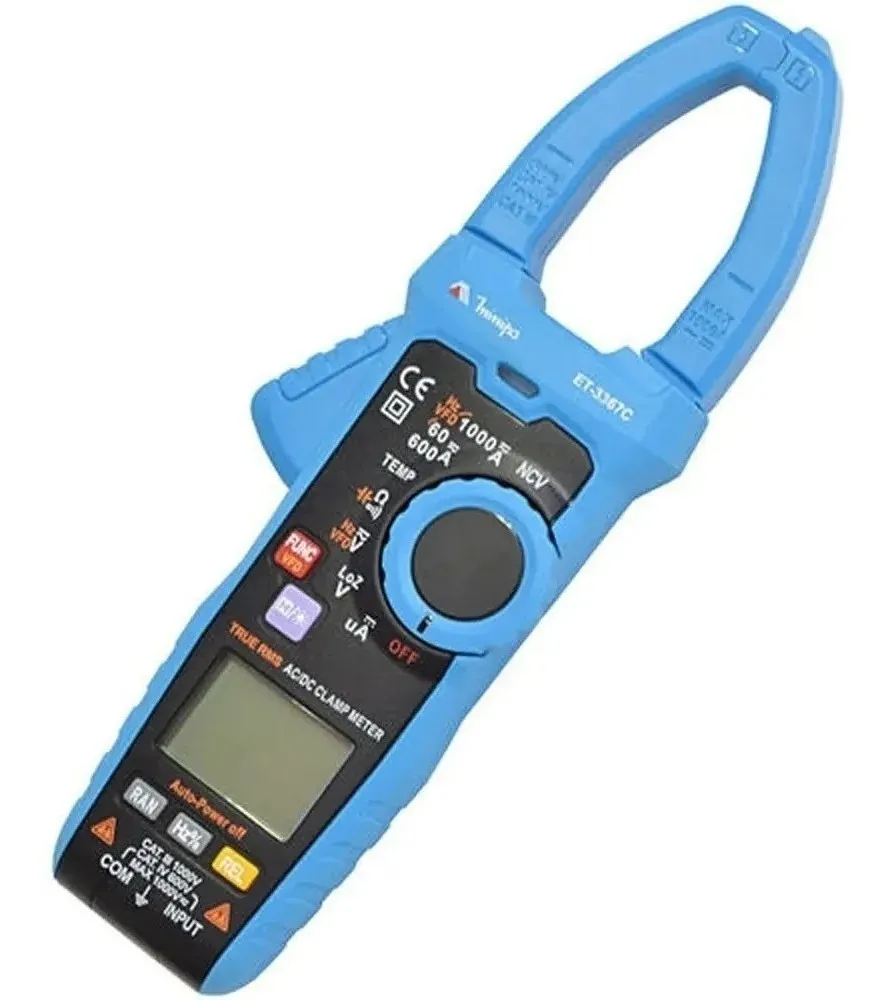 Alicate Amperímetro Digital Cat4 True Rms Et-3367c Minipa