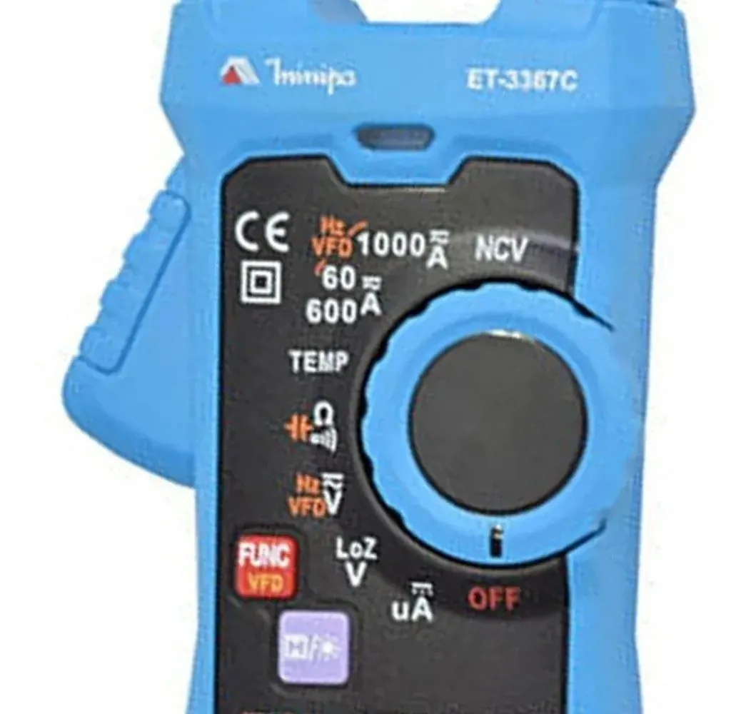 Alicate Amperímetro Digital Cat4 True Rms Et-3367c Minipa