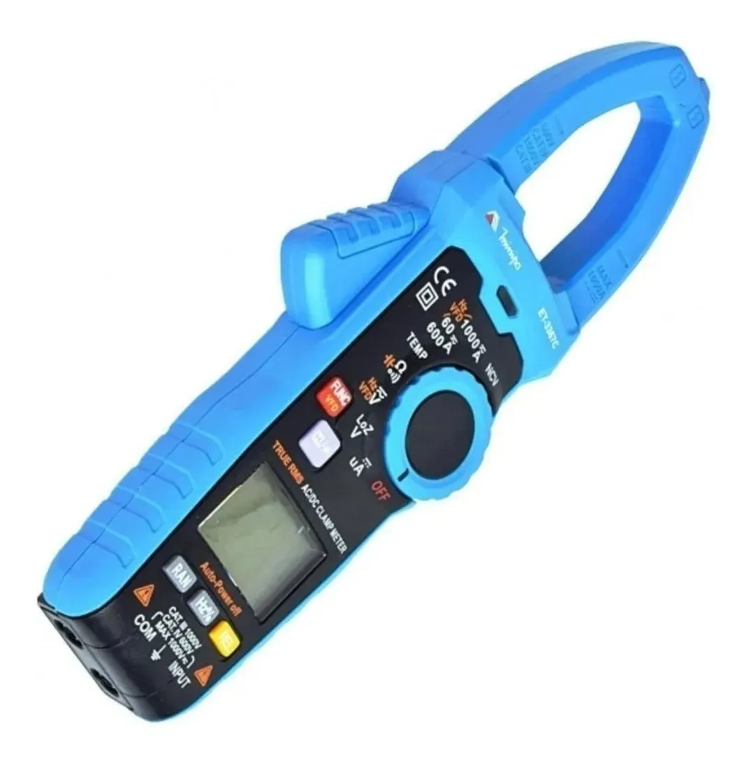 Alicate Amperímetro Digital Cat4 True Rms Et-3367c Minipa