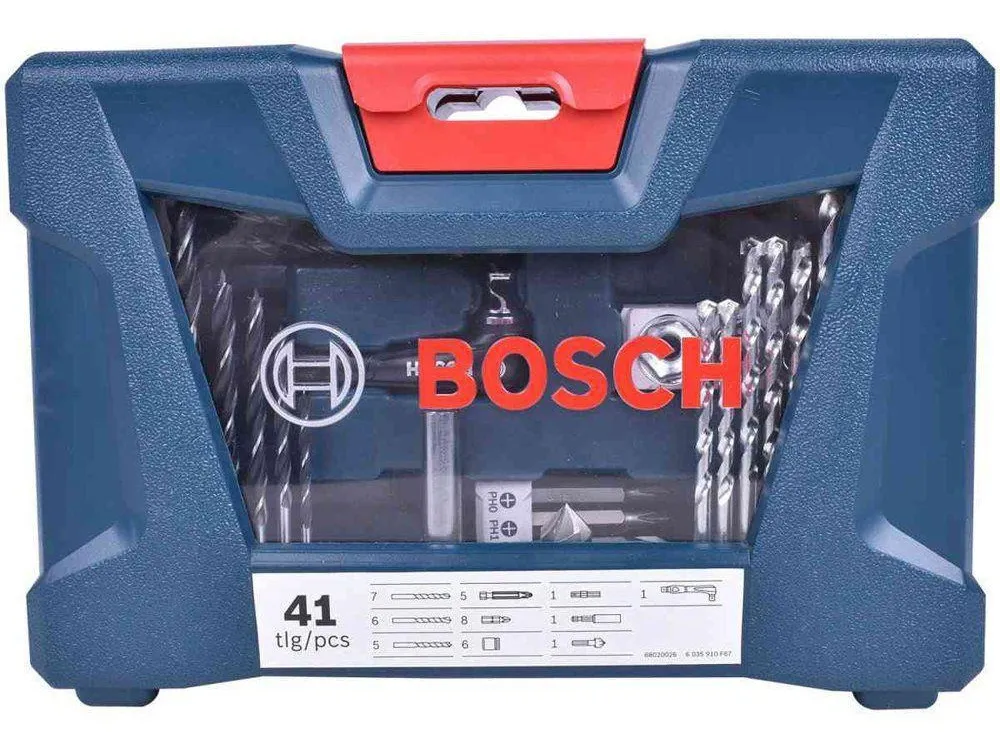 Jogo De Ferramentas V-line Mala 41 Peças 2607017396000 Bosch