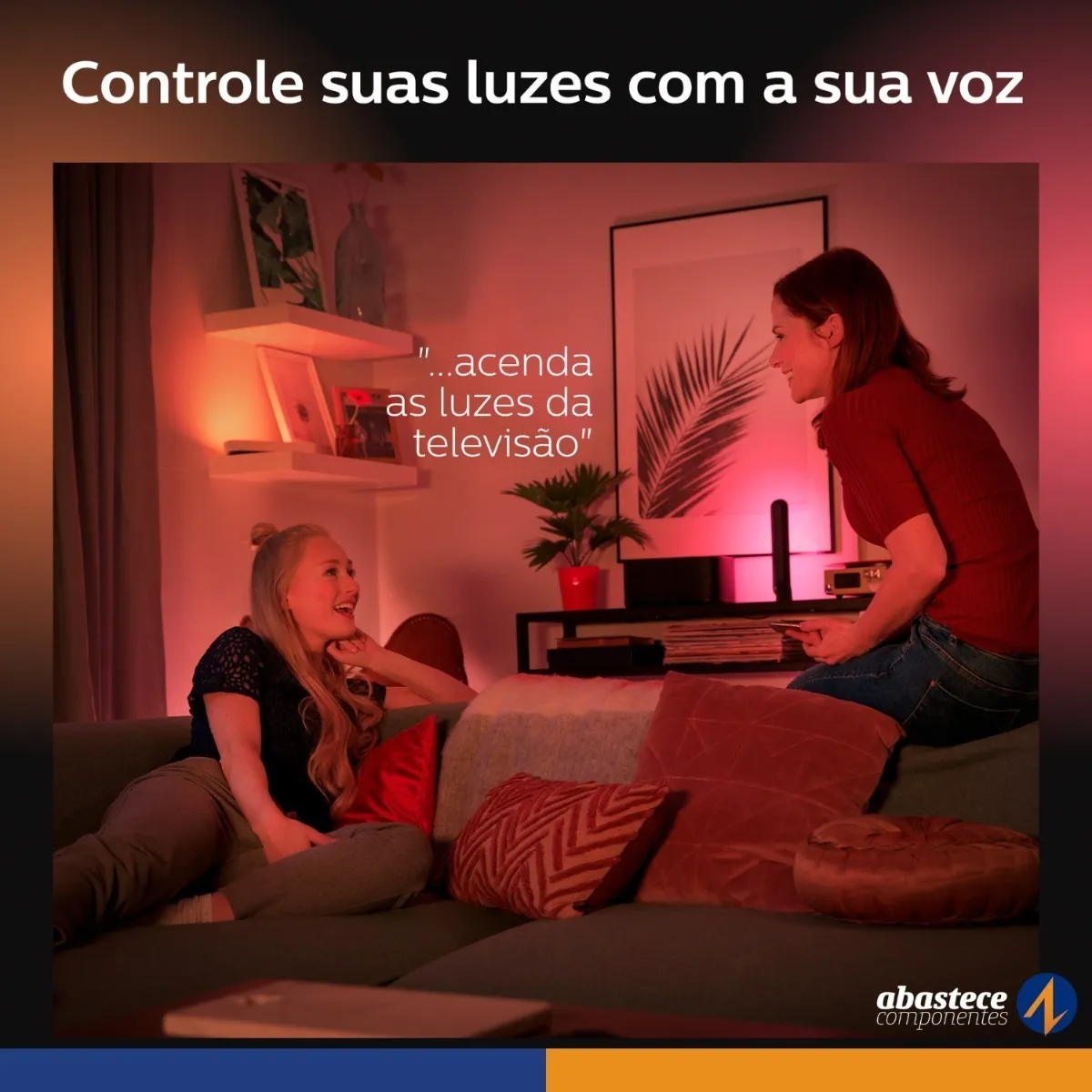 Philips Hue Play Light Bar SinglePack Color Ambiance Smart