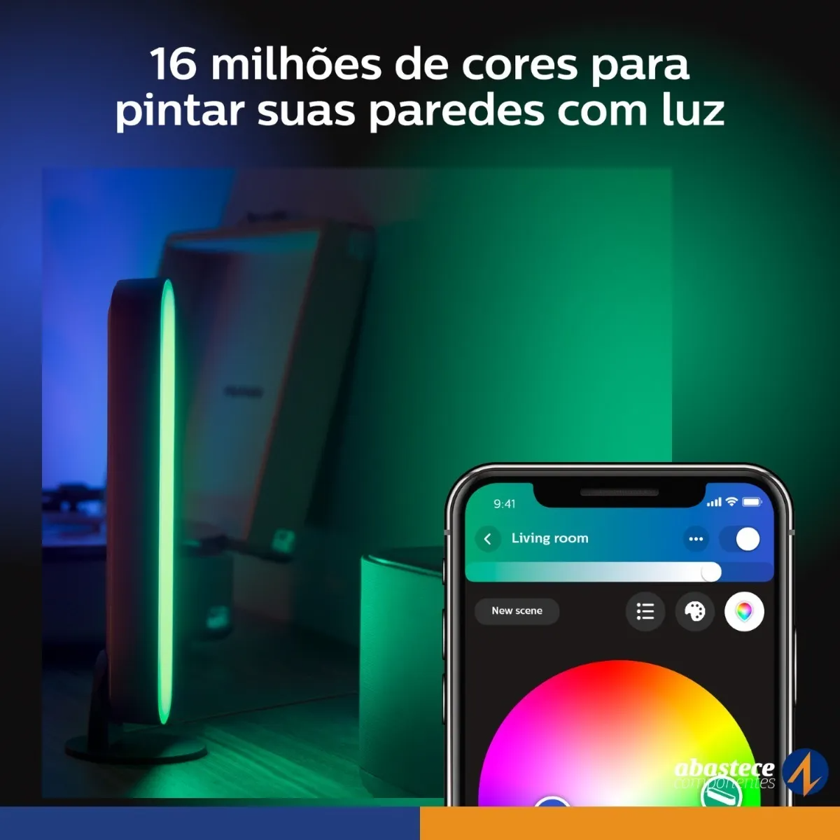 Philips Hue Play Light Bar SinglePack Color Ambiance Smart