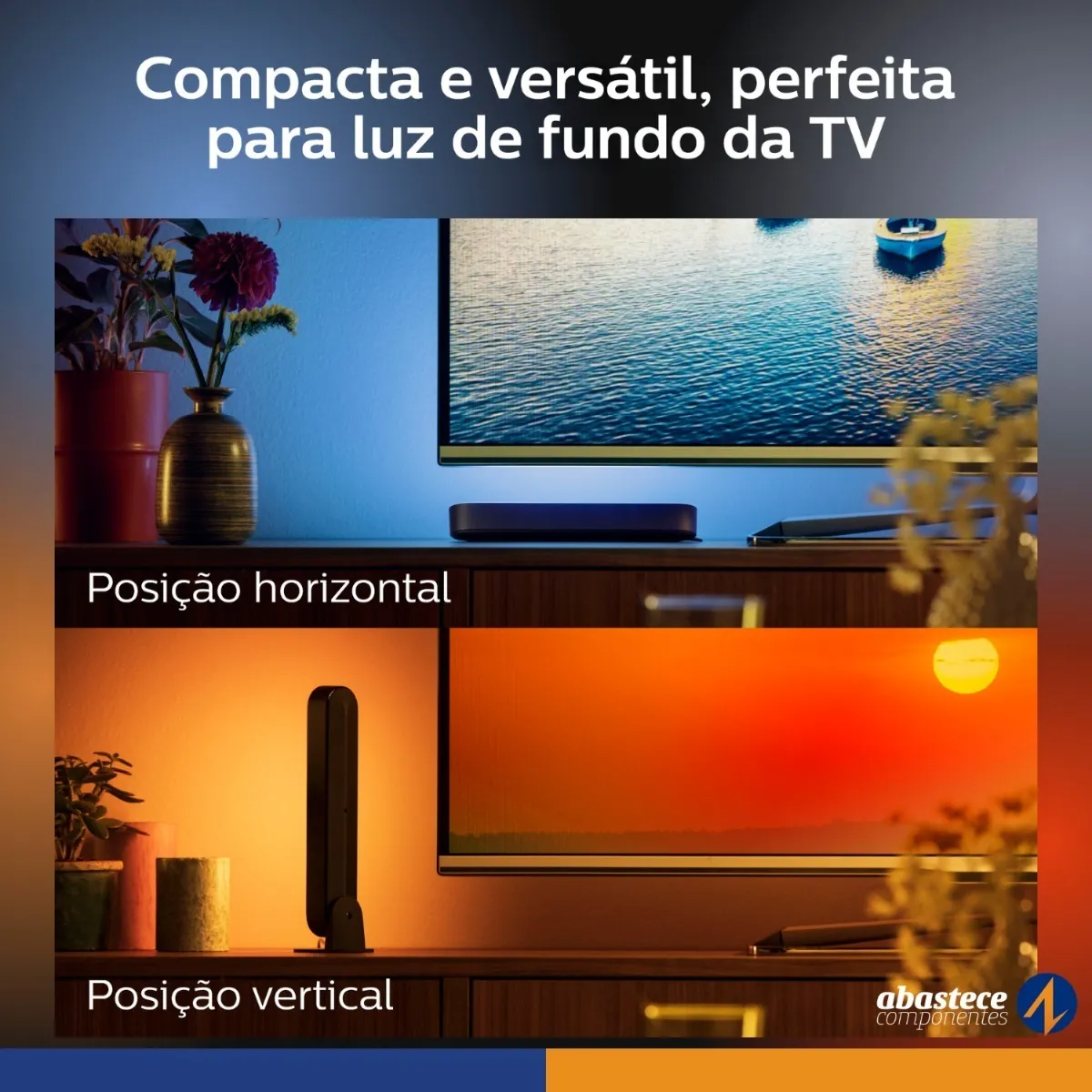 Philips Hue Play Light Bar SinglePack Color Ambiance Smart