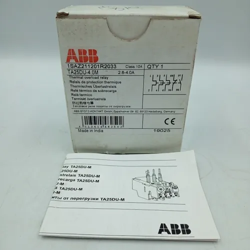 Rele de sobrecarga TA25DU Tripolar bimetálico 2,8 à 4,0A ABB
