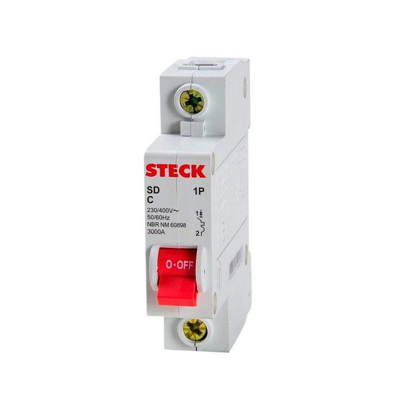 Disjuntor DIN Unipolar 16A SDD61C16 3KA – STECK