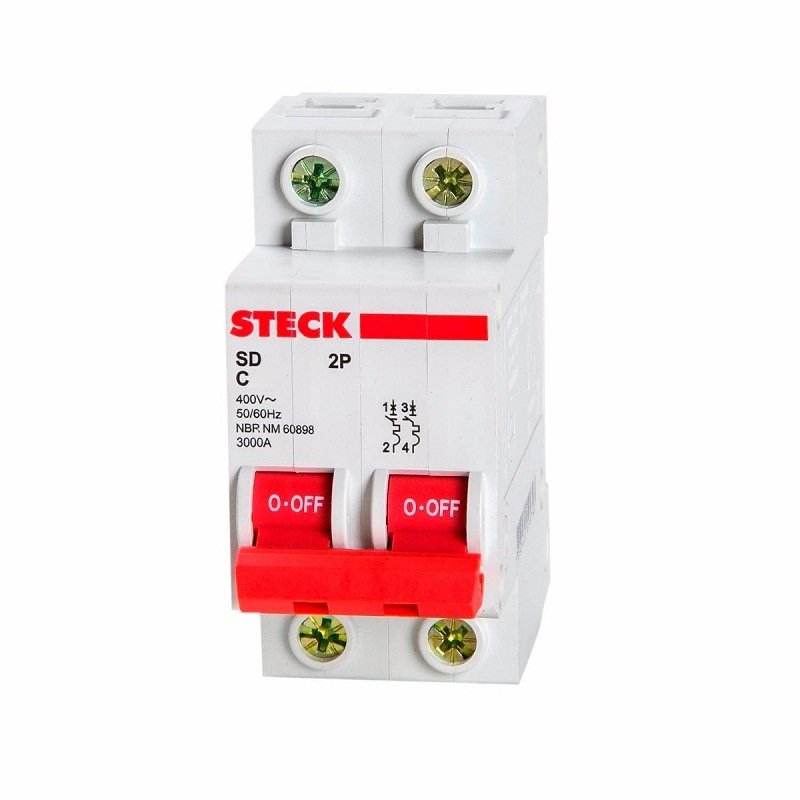 Disjuntor DIN Bipolar 32A SDD62C32 3KA – STECK