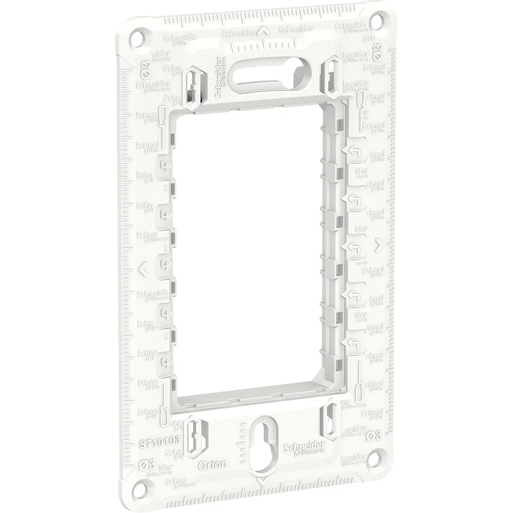 Suporte 4X2 Para 3 Modulos Orion S71010324 Schneider