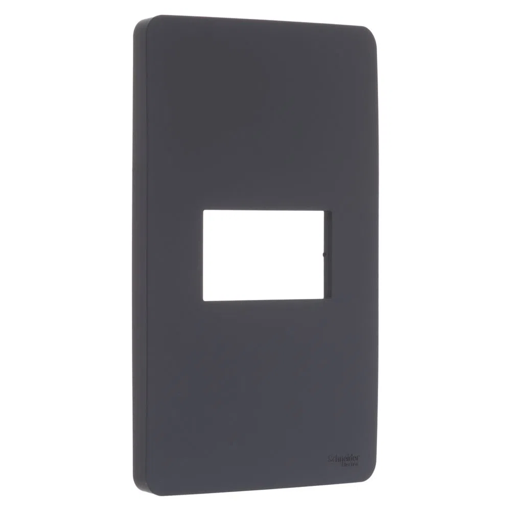 Placa 4X2 1P Stellar Black Orion S730101294 Schneider
