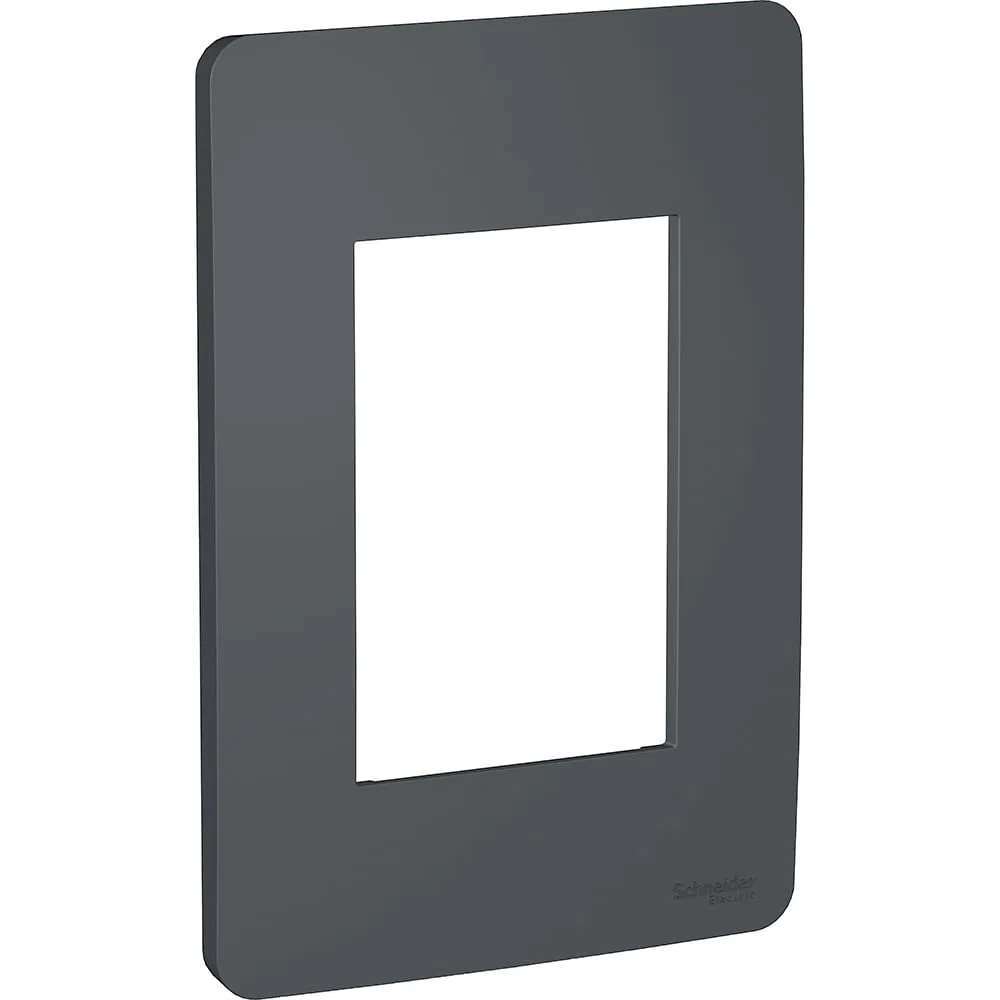 Placa 4X2 3P Stellar Black Orion S730103294 Schneider