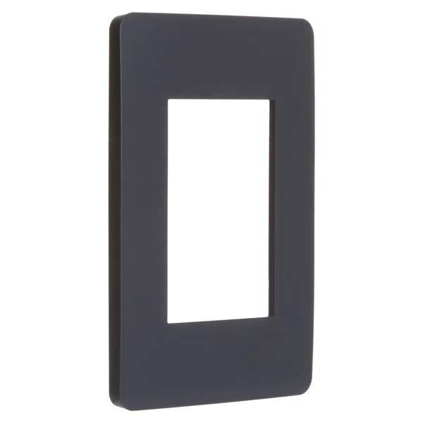 Placa 4X2 3P Stellar Black Orion S730103294 Schneider