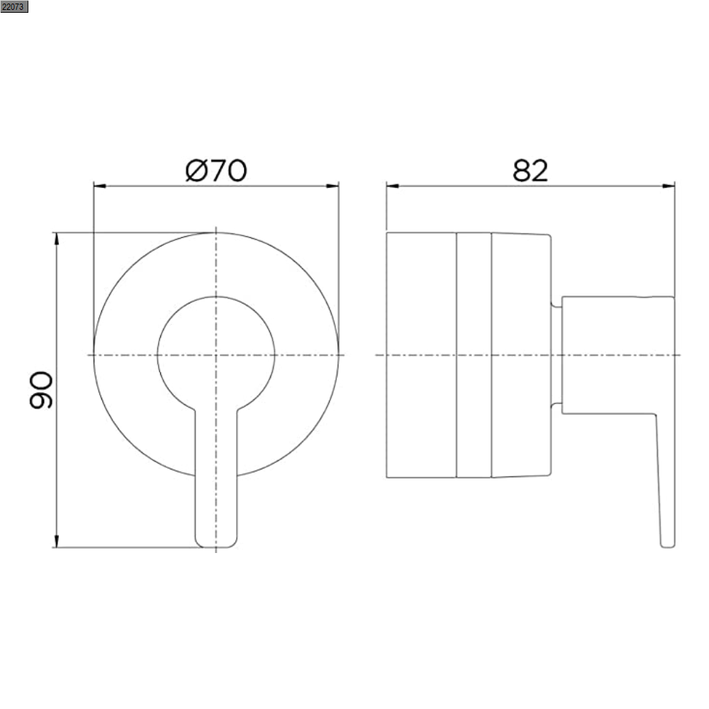 Acabamento para Registro Base Deca 1.1/4" e 1.1/2" Gali Docol Cromo