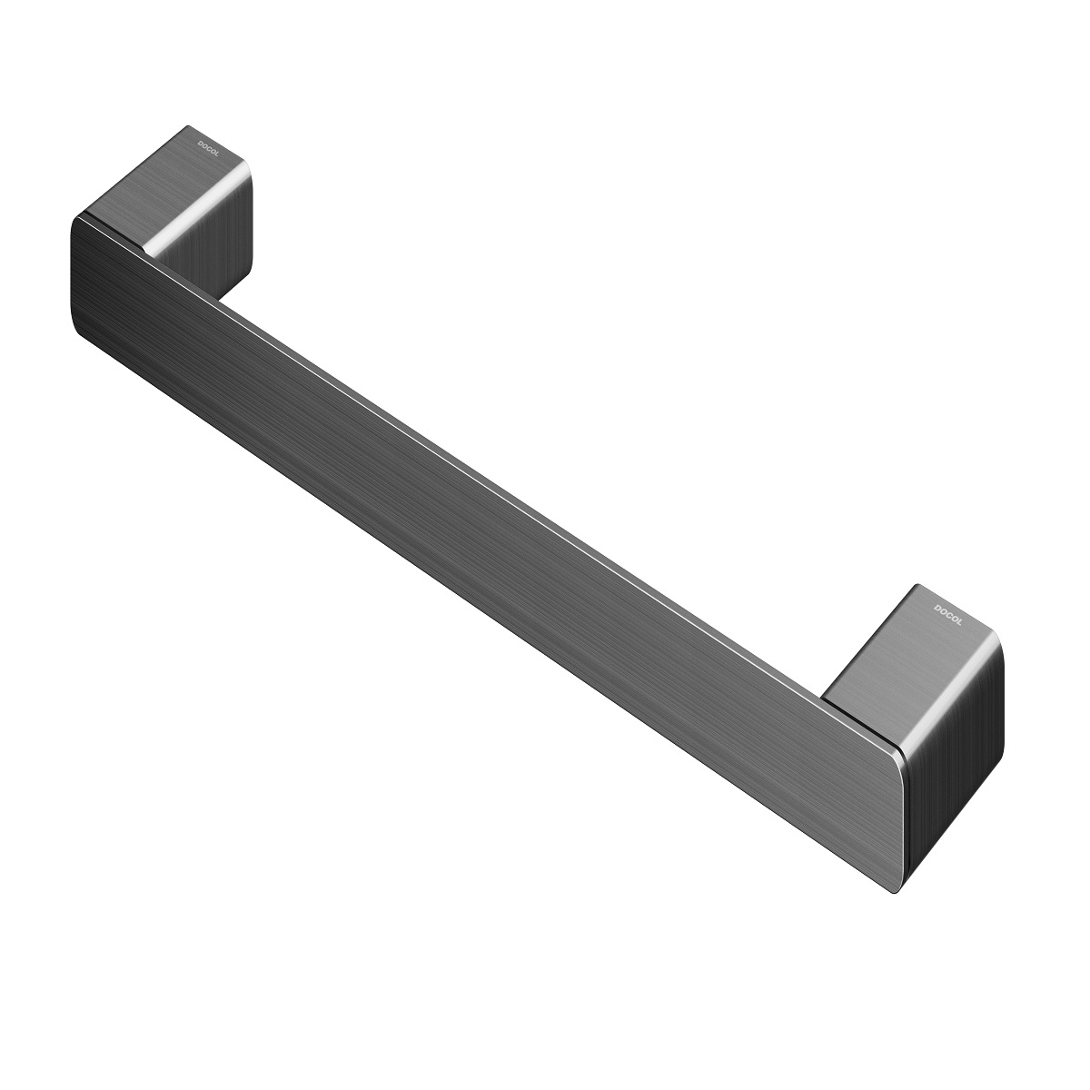 Porta Toalha de Rosto 30cm Flat Grafite Escovado 01013670 Docol