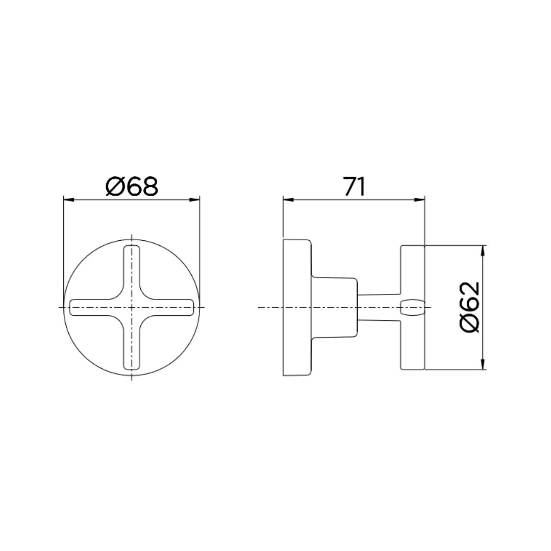 Acabamento Registro Base Docol 1.1/4" E 1.1/2" Invicta Docol 00723206