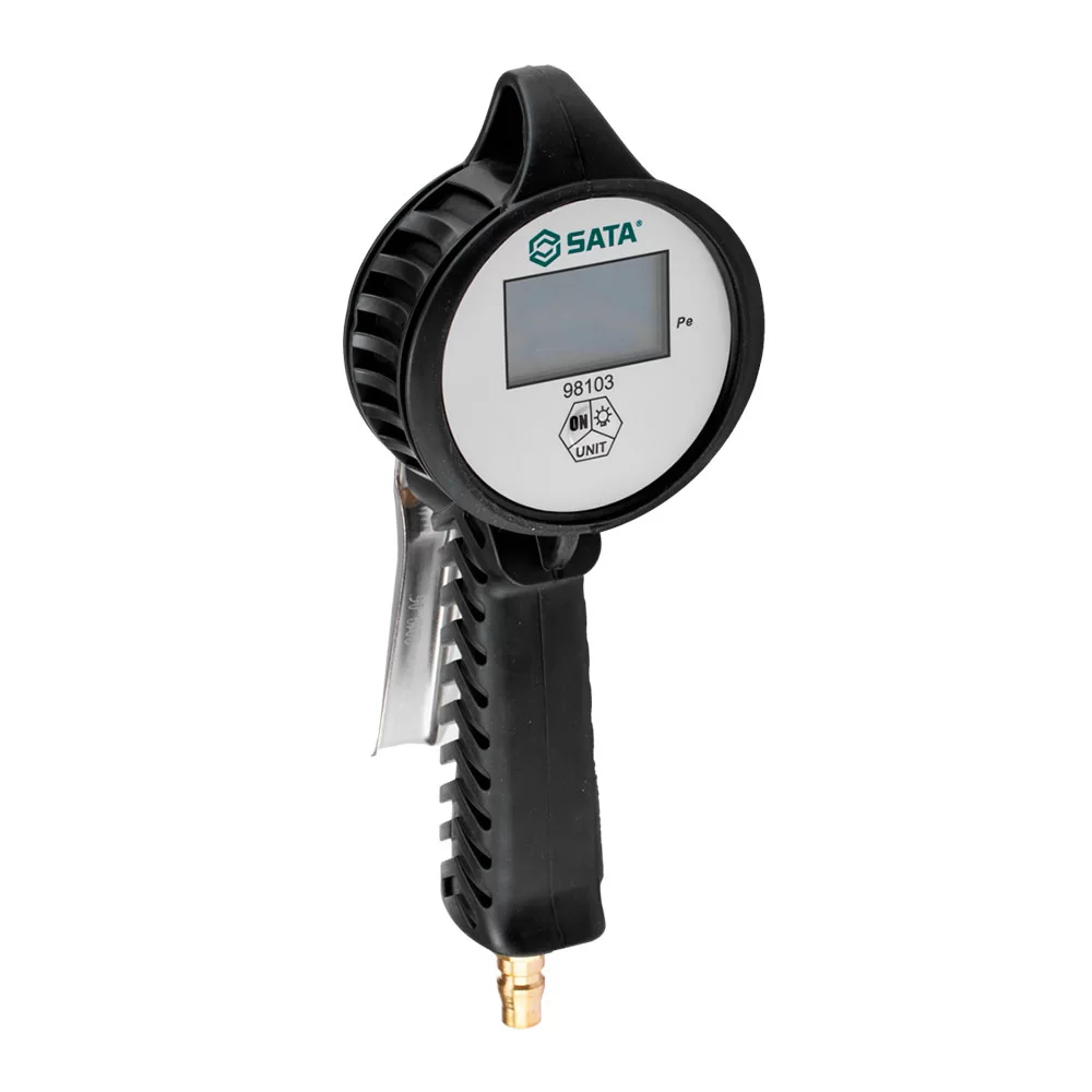 Calibrador De Pneu Digital Pistola St98103sc Sata