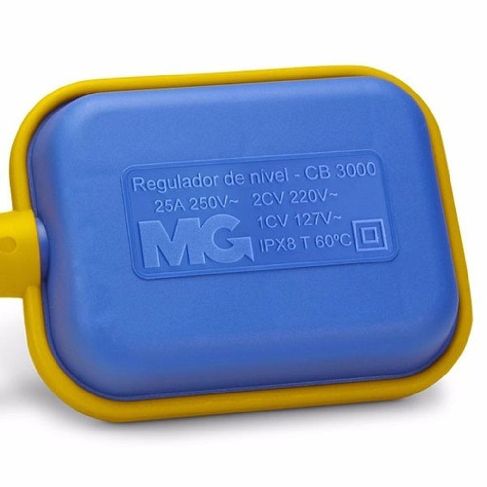 Chave Boia Elétrica Bomba Caixa Dágua 1,2m Cb-3012 Margirius