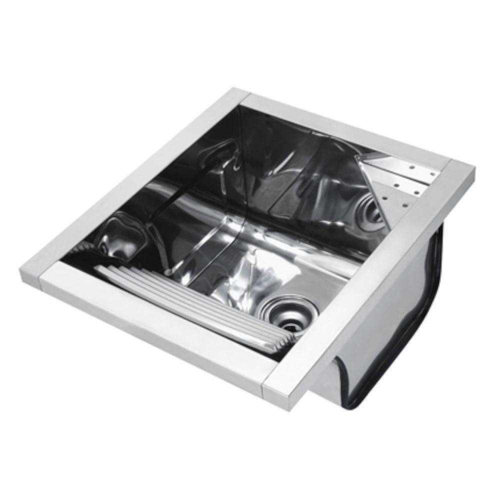 Tanque reto 44x48x26 alto brilho 23L parede 017047CH Docol