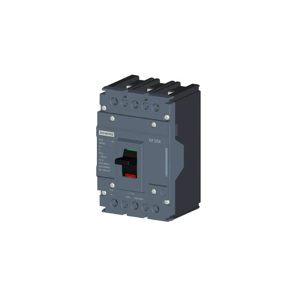Disjuntor Caixa Moldada Tripolar 125A 10Ka 415V 3Vj10 Siemens