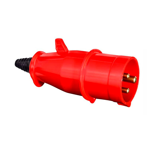 Plugue 2P+T 16a 380/440v Vermelho N3079 - Steck