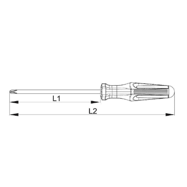 Chave Phillips 1/4 X 4 Pol Nº2 217109BN BELZER