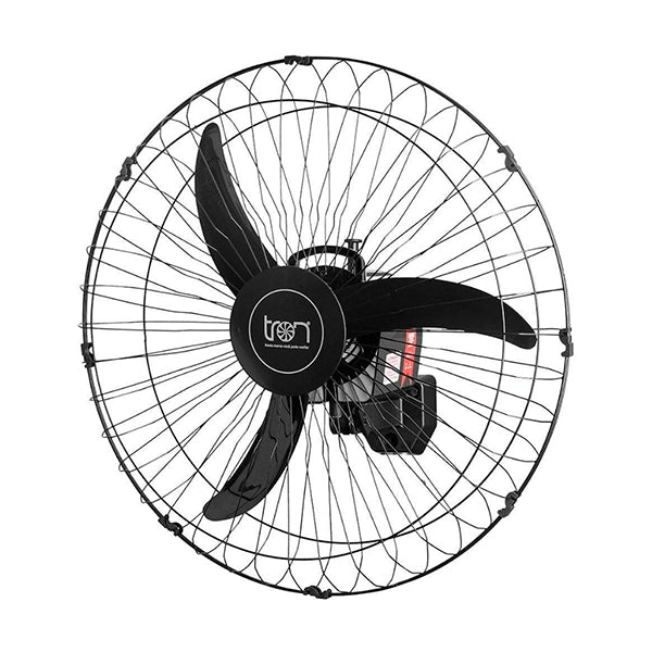 Ventilador De Parede Tron 60cm Oscilante 140w Aço Preto