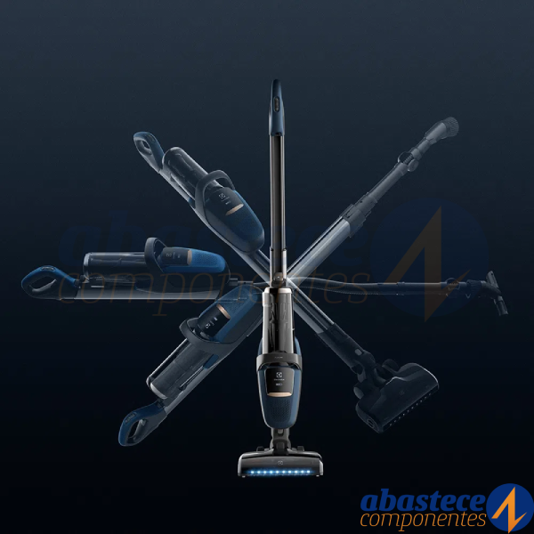 Aspirador de pó Vertical 32,4V Pure F9 Electrolux sem Fio Mangueira Flexível e Filtro HEPA (SH1F9) - Bivolt