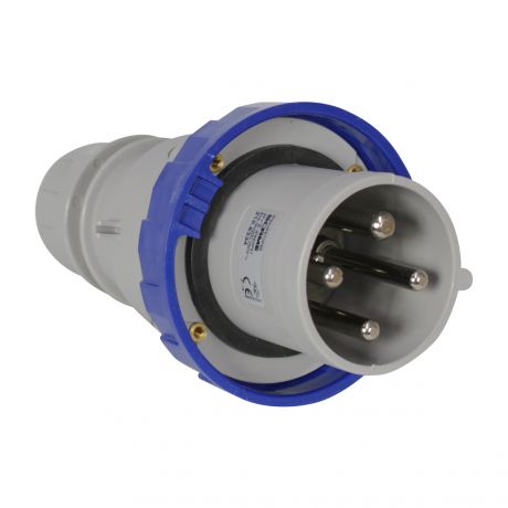 Plugue 3P+T 63a 200/250v Azul N4579 - Steck