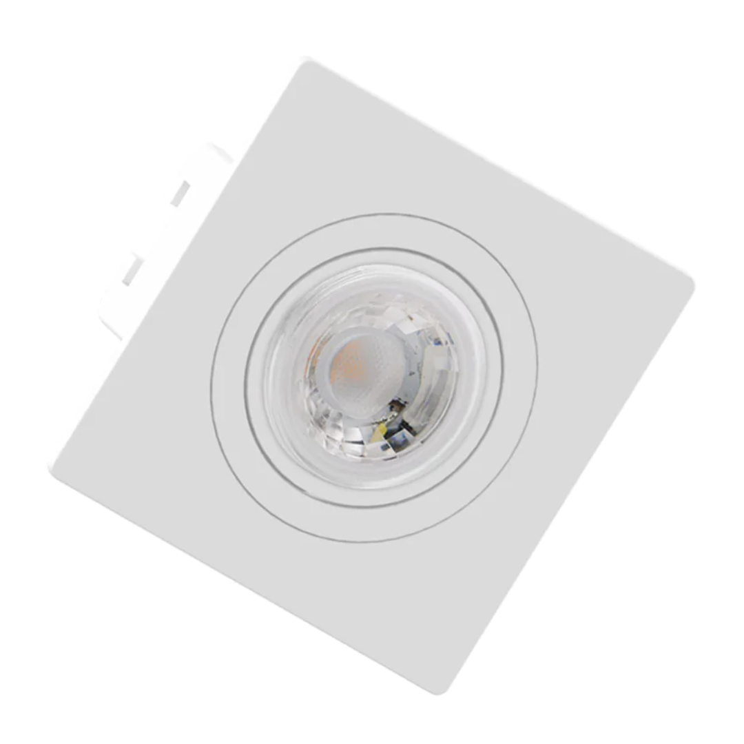 Spot Led Quadrado Embutir Branco Par11 3W 300Lm Bivolt Osram