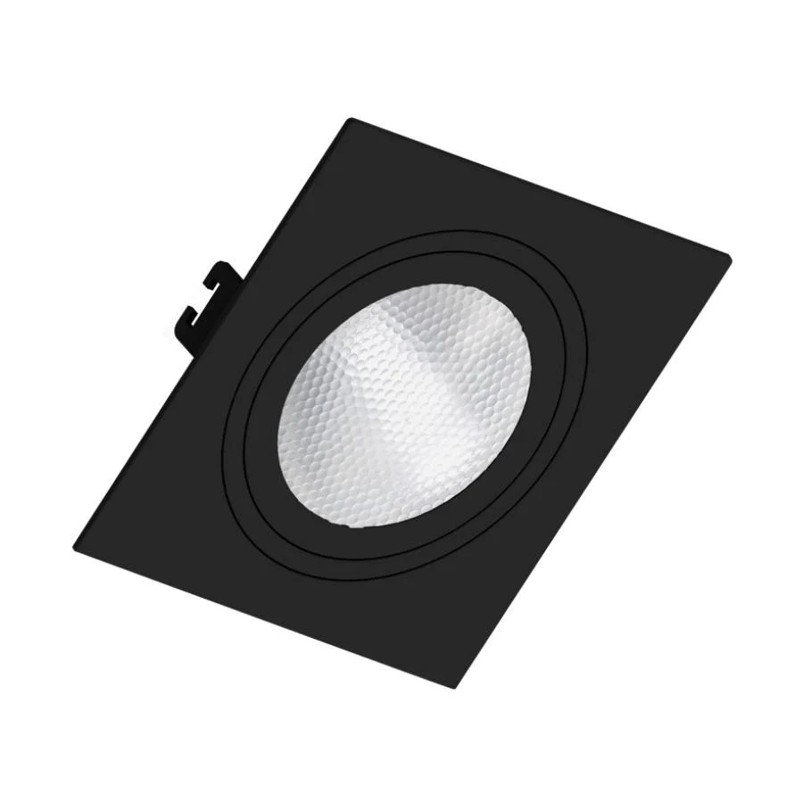 Spot Led Quadrado Preto Par30 9,5W 900Lm Ip65 Bivolt Osram