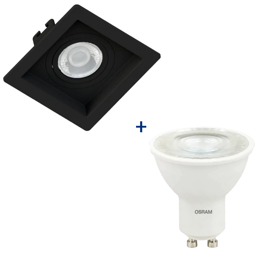 Spot Embutir Recuado Pt Dicroica 6,5w 2700K Biv Ledvance