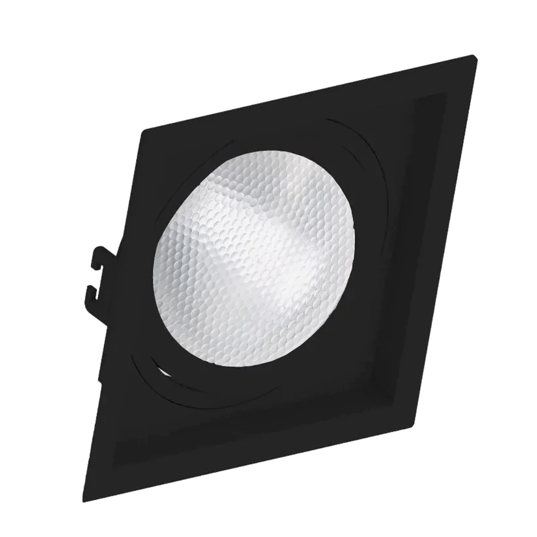 Spot Quadrado Recuado Preto Par30 Hci 28W 3000K 3000Lm 15° Osram
