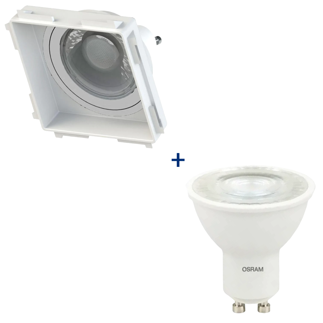 Spot Embutir Recuado Br Dicroica Gu10 6,5w 2700K Ledvance