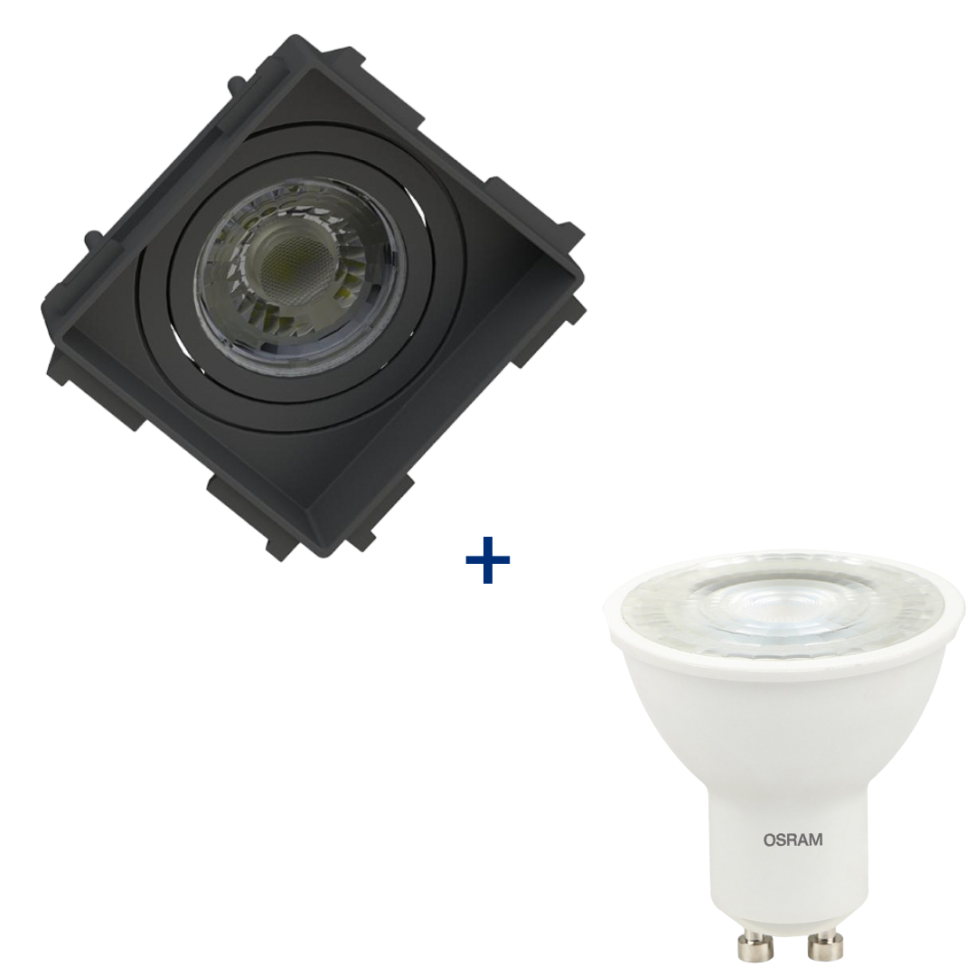 Spot Embutir Recuado Pt Dicroica 6,5w 2700K Biv Ledvance