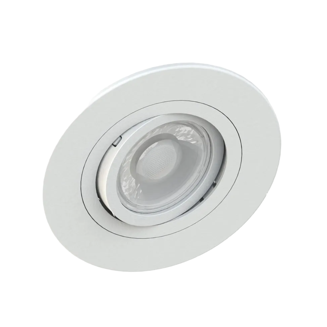 Spot Led Redondo Embutir Branco Par16 Glass 4W 370Lm Bivolt Osram