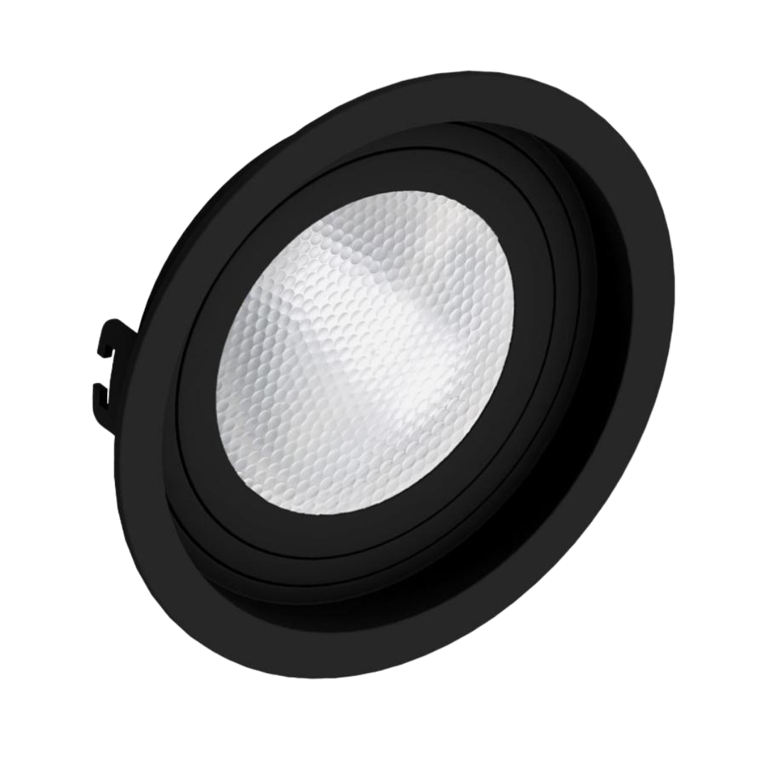 Spot Led Redondo Recuado Preto Par30 9,5W 900Lm Ip20 Osram