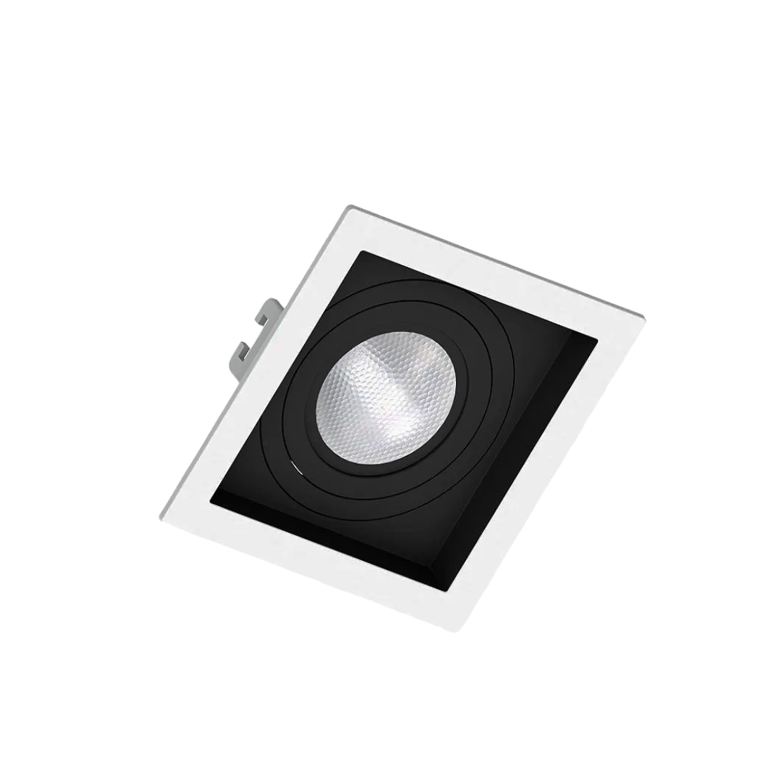 Spot Led Qd Embutir Recuado Br/Pt Par20 Dim 5,5W 525Lm Osram