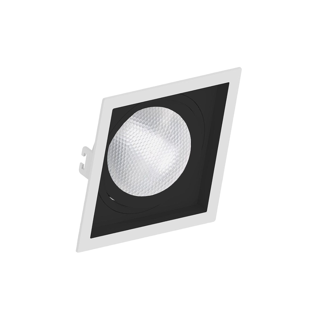 Spot Led Quadrado Recuado Br/Pt Par30 9,5W 900Lm Ip65 Osram