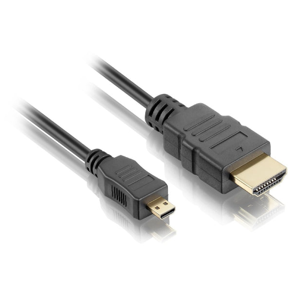 Cabo MICRO HDMI para HDMI 1.4 Ultra HD 3D, 3 metros -