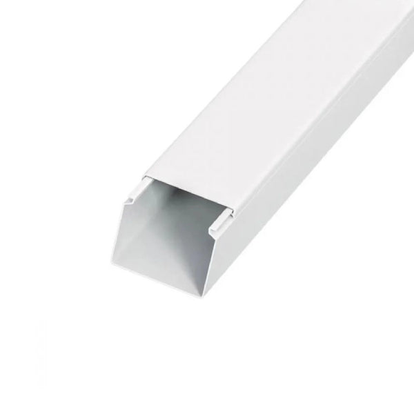 Canaleta PVC Fechada (3x3cm) (2mts) Branca