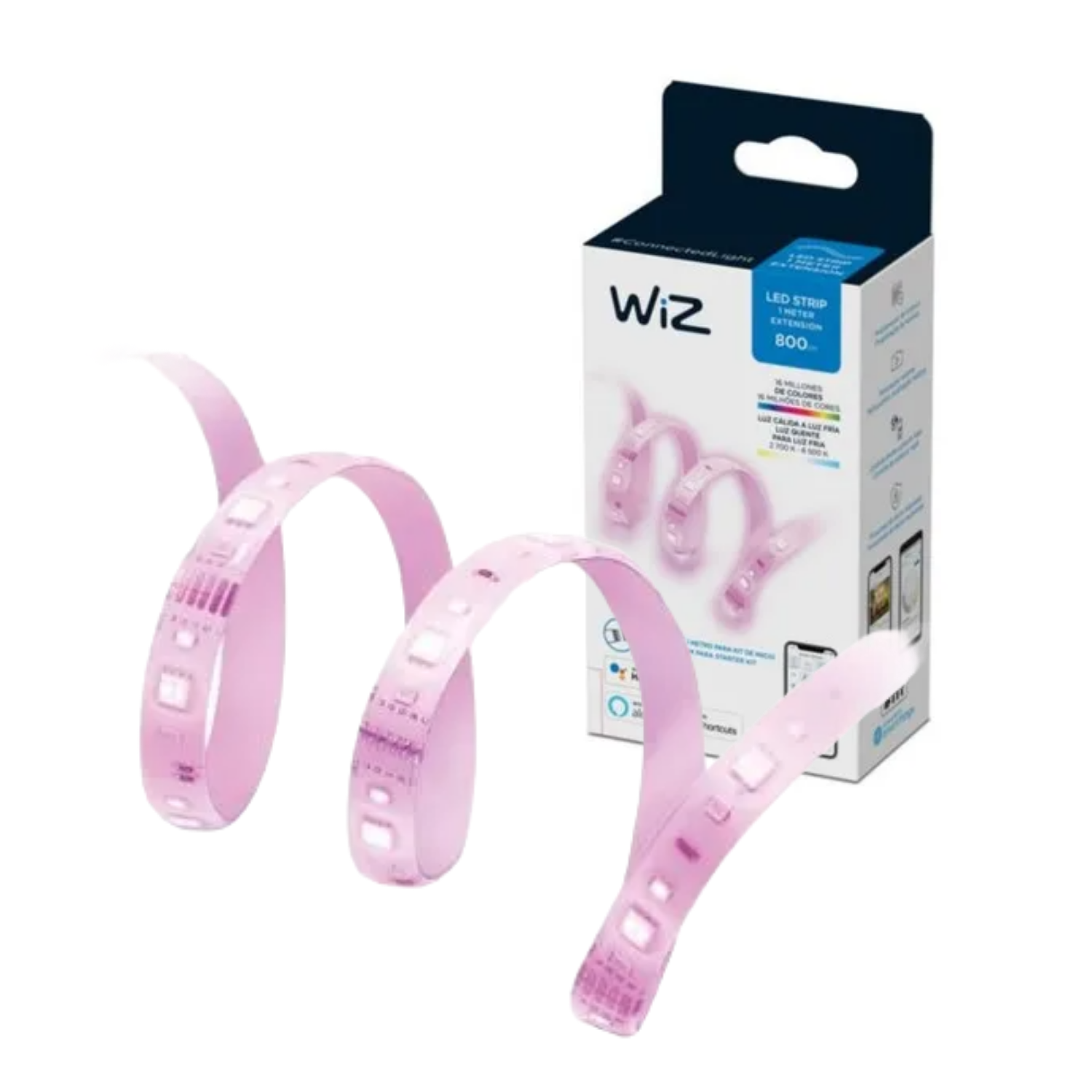 Extensao Fita Led Inteligente Rgb 1M Wifi E Bluetooth Wiz